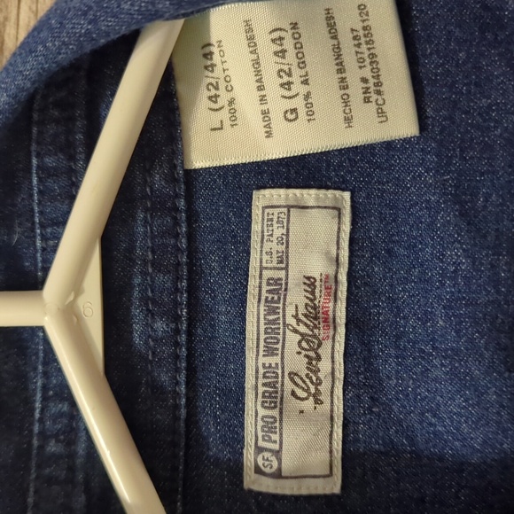 Men's Levi Strauss Work Shirt - Picture 3 of 7
